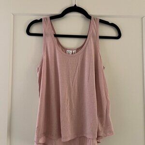 Nordstrom BP pink cropped tank top